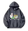 New 2025 Different Couple Outfits Cartoon Sponge Baby Couple Outfits Autumn Outfits Loose Hoodies for Men and Women