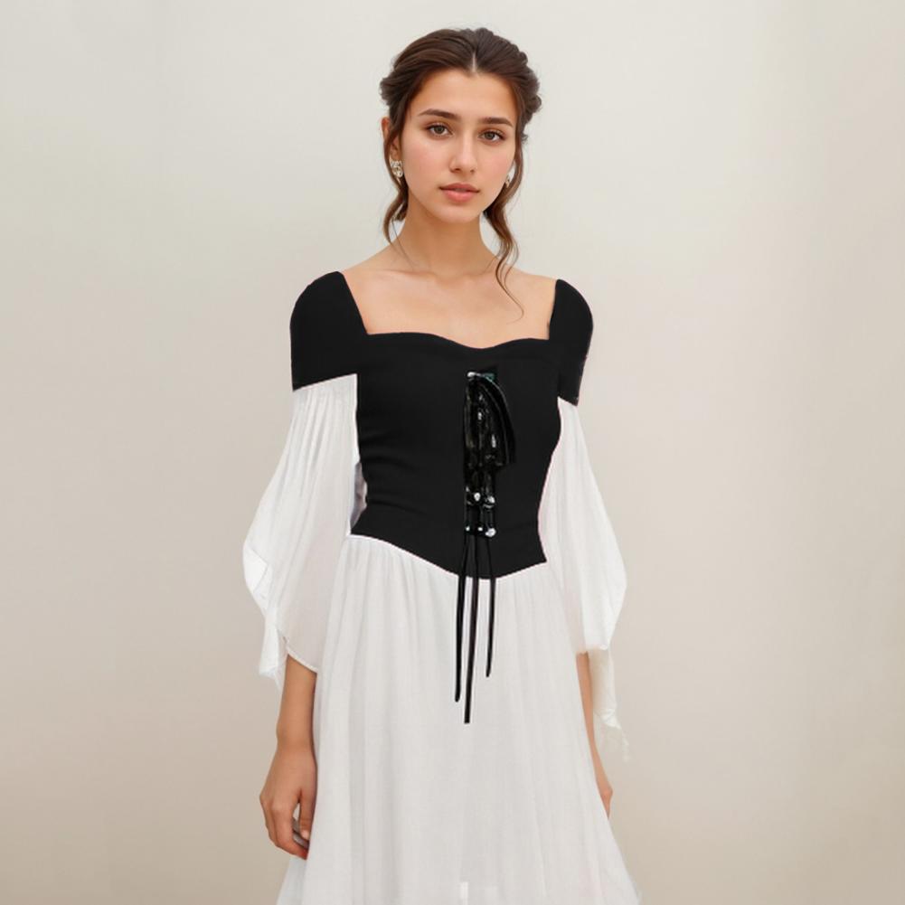 Ortaçağ Cadı Elbise Cadılar Bayramı Gotik Kostüm Kokteyl Elbisesi Batwing Kollu Dar Kesim Kadın Elbise Dans Partileri için Balo