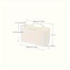 3PCS Stackable Under Sink Organizer Baskets - Plastic Storage Bins with Handles for Baby Clothes, Toys & Diapers