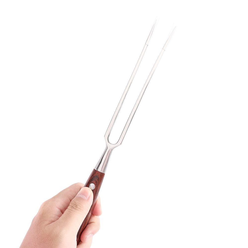 

Ручка портативная для приготовления рыбы, еды на гриле, кухонные принадлежности, вилка для барбекю, вилка для мяса, инструмент для барбекю чёрный