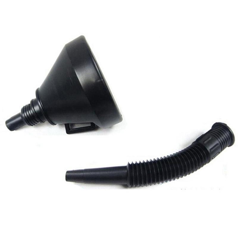 2-in-1 Car Refueling Funnel Cars Motorcycles Gasoline Injector With Filter Screen Self Driving Emergency Fuel Refueling Funnel