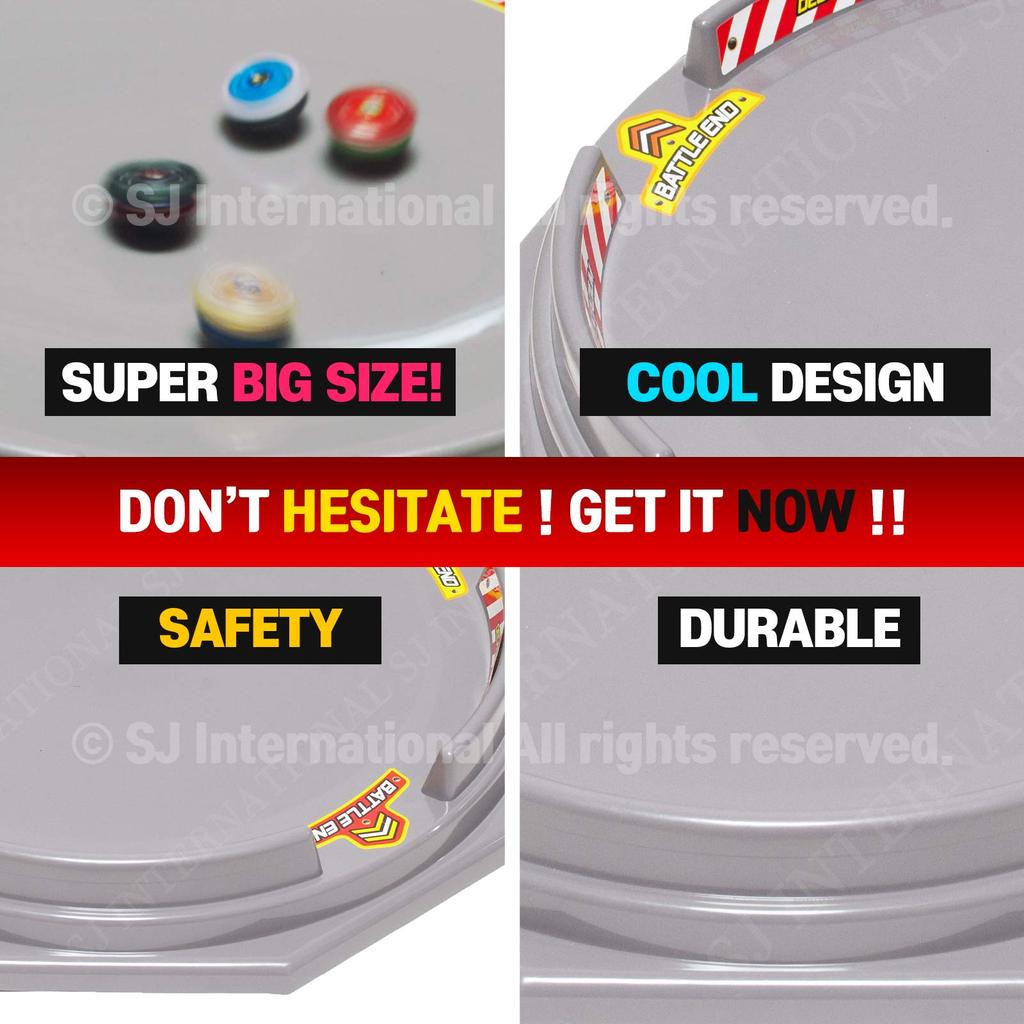 TOYMECA Decagon Stadium, Super Large Arena, 65cm x 65cm x 8cm (4-6 players)