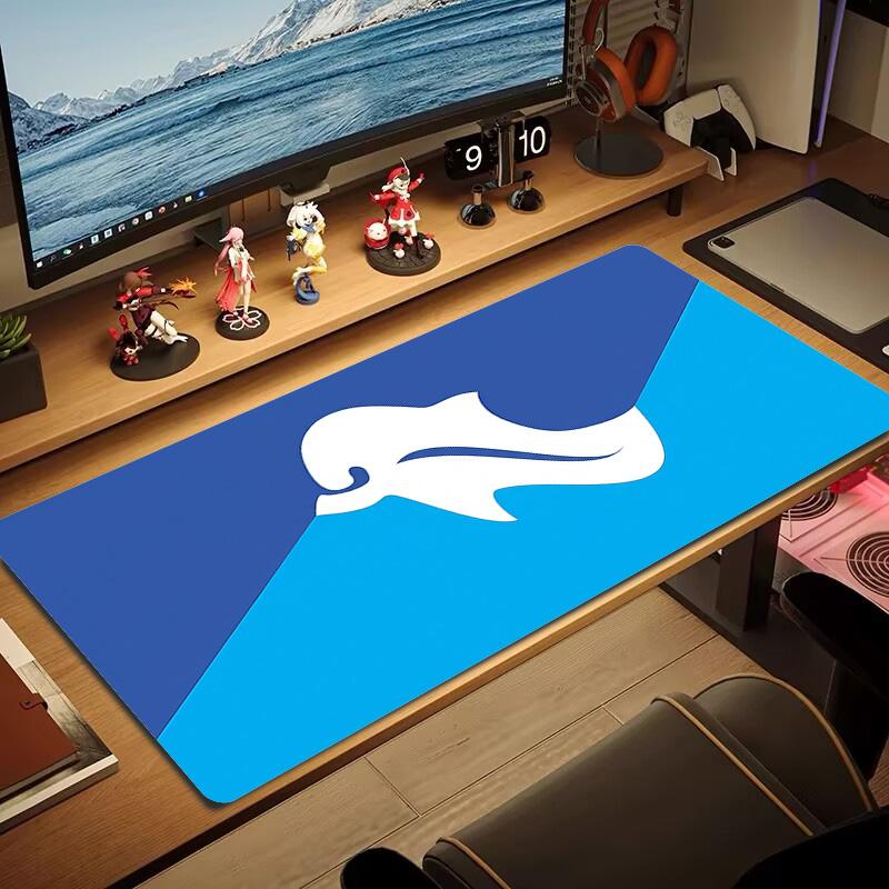 Pescara Calcio Color Mouse Pad Large Gaming Table Cushion Non-slip Laptop Tablet Big Mousepad XXL Mat Mini PC Playmat With Lock edge
