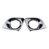 Left & Right Front Bumper Fog Light Trim Chrome Fits For Toyota Venza 2009-2012