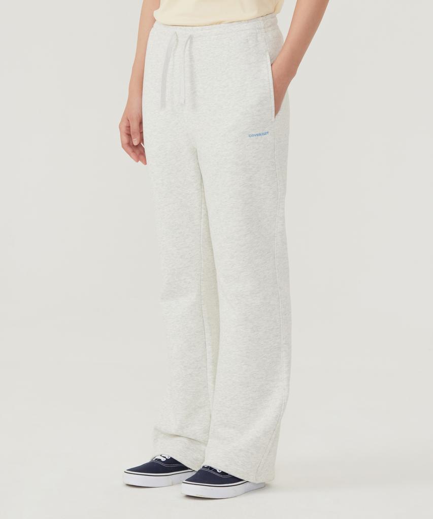 COVERNAT WOMAN Semi Bootcut Sweatpants Oatmeal