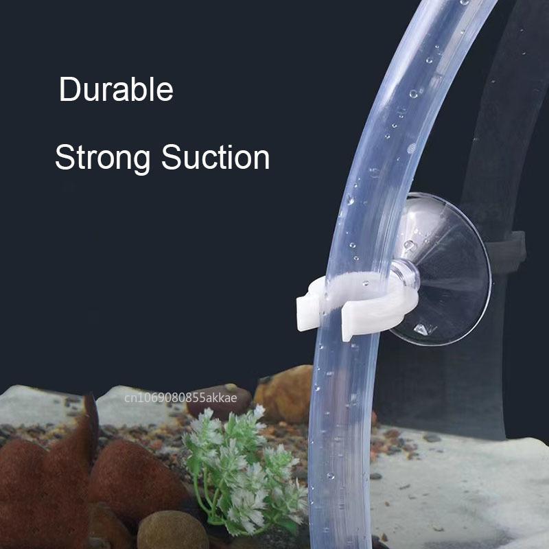 Aquarium Supplies Suction Cup Air Tube Holder Sucker for Fish Tank Pump Oxygen Air Hose Tube Fixing Clip 5-17mm Accessories