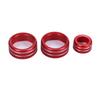 For BMW X2 F39 Cover 2018- Red Aluminum Console Air Conditioner Button Knob