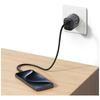 USAMS CC290 T66 45W GaN Wall Charger 1xUSB-A 1xUSB-C Silver