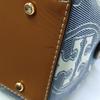 [Pre-Owned] T Monogram Zipper Closure Fabric And Leather Barrel Bag Mini - Fair #19B6XOQ