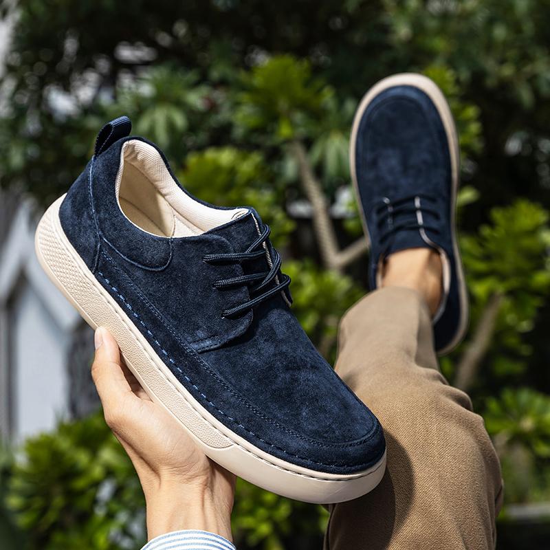 Fashion Casual Leather Men Sneakers Lightweight Casual Shoes Comfortable Man Skateboard Footwear Tenis Masculino Vulcanize Shoes