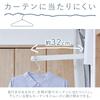 IRIS OHYAMA Indoor Clothes Tightly Drys Easy Spacer White Wall-Mounted Dryer, Clothes, Compact, Installation, WMR-40,