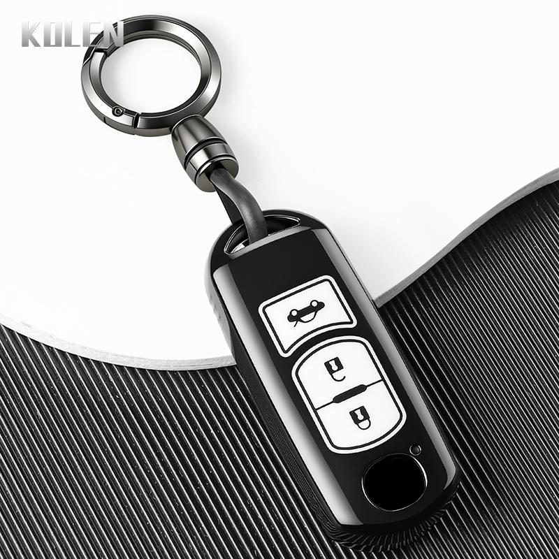 New Tpu Car Key Case Cover Fob For Mazda 2 3 5 6 Bl Bm Gj Atenza Axela Demio Cx-3 Cx3 Cx-5 Cx5 Cx7 Cx-9 Cx8 Protected Shell Bag