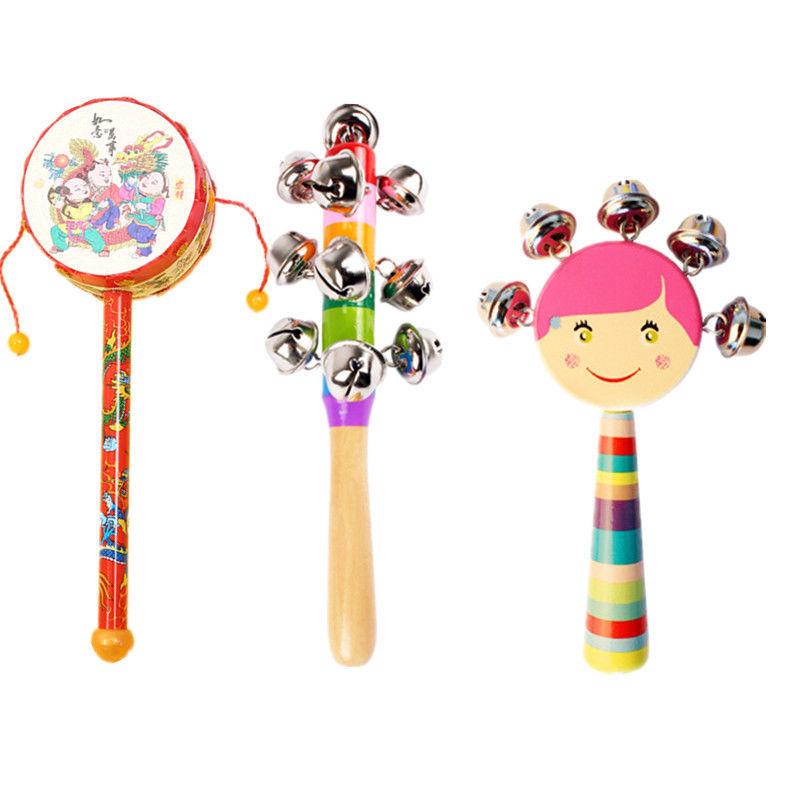 Babyrasselspielzeug für Jungen & Mädchen, Frühes Lernen, Greif- & Verfolgungs-Trainer, 0-12 Monate