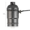 Vintage E26 E27 Pull Chain Lamp Socket Replacement Heavy Duty Bulb Socket Easy Install Table Floor Lamps Direct Fit