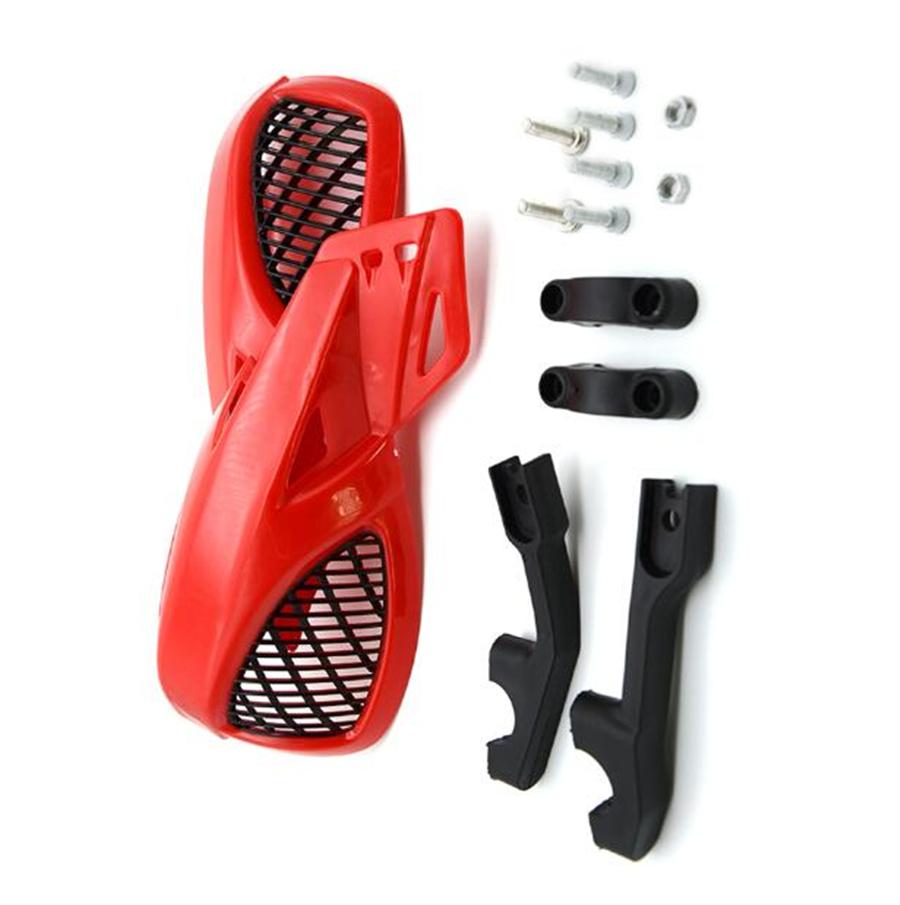 2x Left&Right Motorcycle Hand Guard with Mounting Kits For 7/8" Steel Handlebar