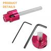 Aluminum Alloy Body PVC Pipe Reamer Triple Blade Tool Compatible With CPVC