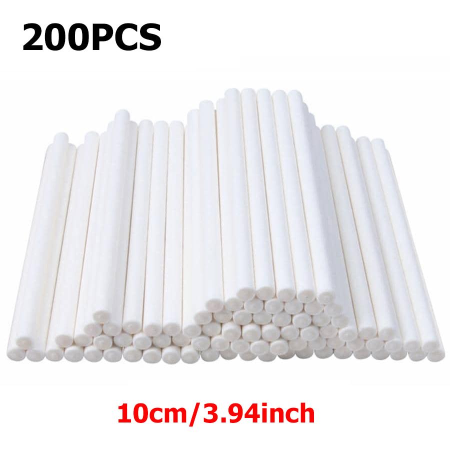 200pcs 7.6-20cm Candy Paper Lollipop Sticks for Cake Chocolate Biscuit Kitchen Baking Tools Party Dessert Decoration Supplies