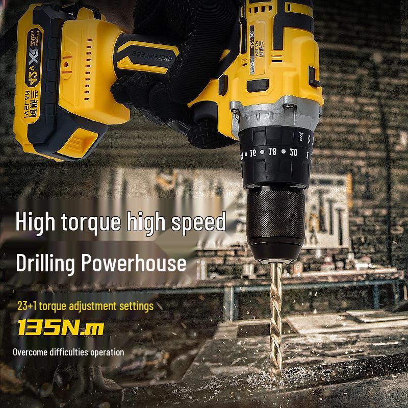 Aslan 13mm High-Power Brushless Cordless Impact Drill