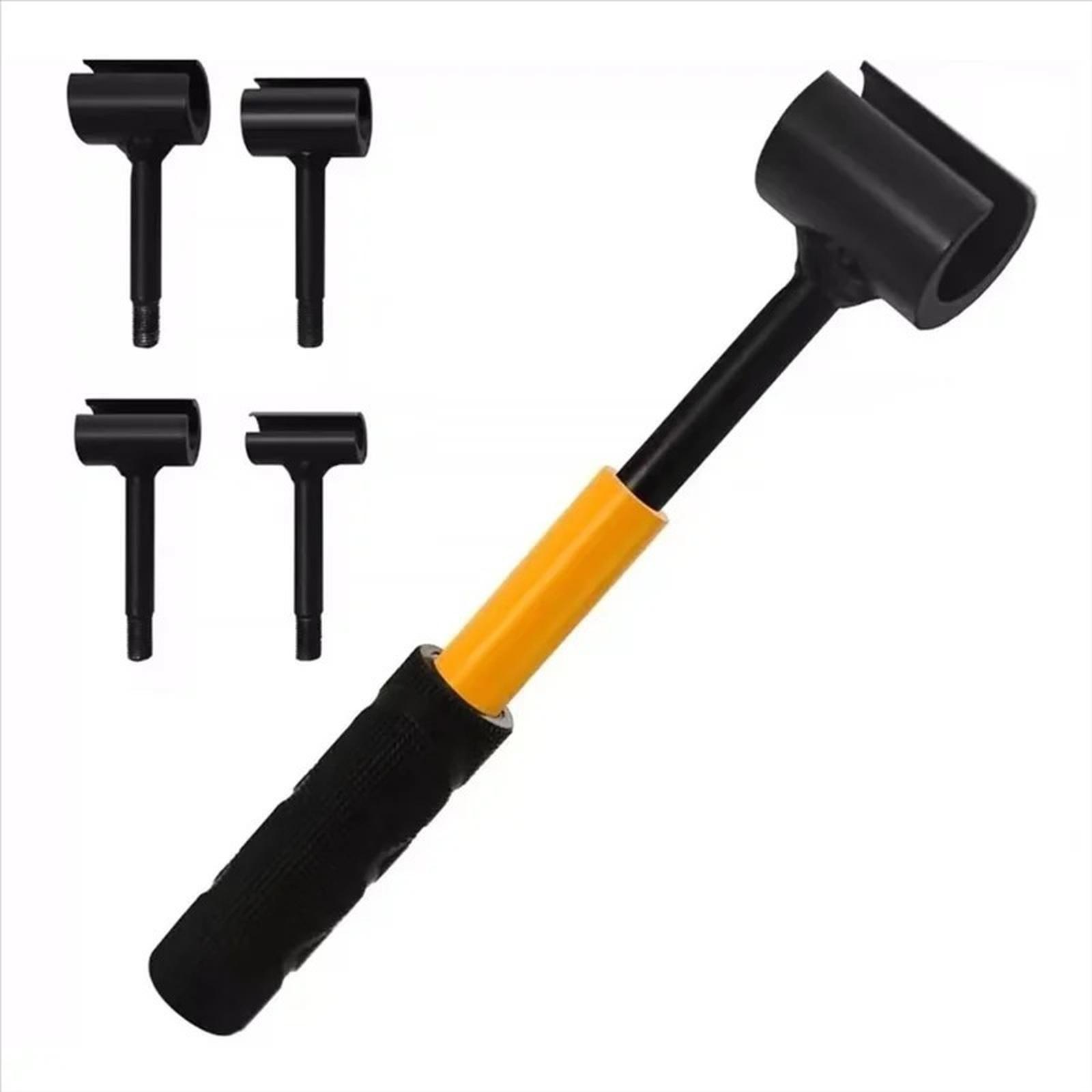 

A69efor Door Hinge Adjustment Tool 4 In 1 Heavy-Duty Construction For Residential And Commercial Use one size чёрный