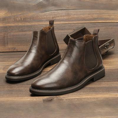 Classic Men's Short Boots  Comfortable Fashion Chelsea Boots