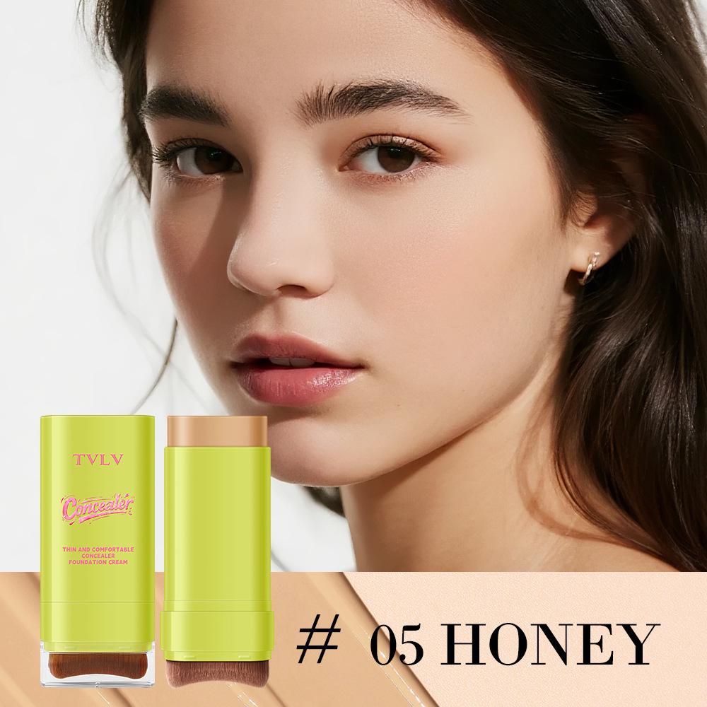 TVLV All-in-One Concealer & Foundation Stick: Creamy, Waterproof, Sweatproof, Long-lasting, Easy to Apply.