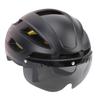 Cycling Helmet MIPS Technology Bike Helmet with LED Light Goggles for Mountain Road Bike Black