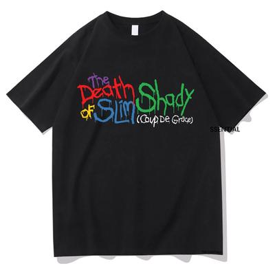 Eminem New Album The Death of Slim Shady Renaissance Tshirt Men Clothing Harajuku Summer Tops Unisex Cotton Graphic T Shirts