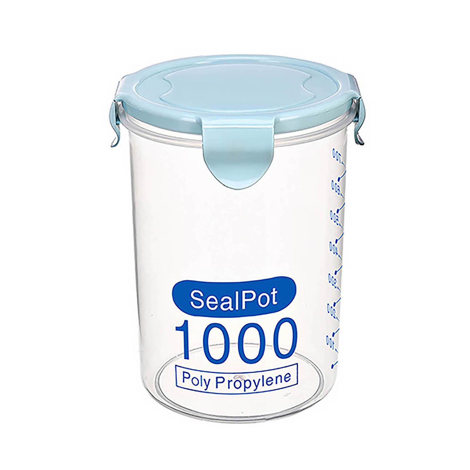 

(СУ)Контейнери для зберігання харчових продуктів, кухонні коробки для зберігання, ущільнювальні, пластикові контейнери для консервування свіжих продуктів для кухні One Size синій