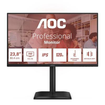 PC Monitor - AOC - 24E4U - 23.8 Inches - Full HD 1920x1080 - LED Black