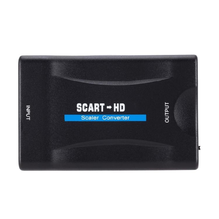 1080P SCART To Multimedia Interfaces Converter Adapter Include USB Power Wire for Connecting Old Devices To Newer HDTVs