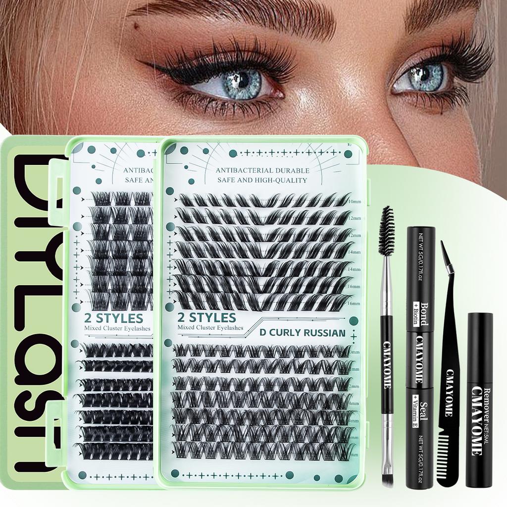 Diy Single Cluster Oblique Flying Hair Large Capacity Eyelash Book Natural Thick D Song Segmented False Eyelashes