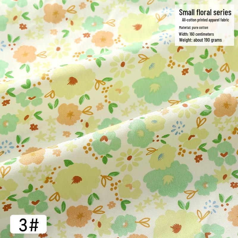 Strictly Selected Floral Print Cotton Twill Fabric for Baby Dress & Kids' Bedding