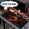 Custom Name Mouse pad Dragon's Fiery Warcraft game Mouse pad, Gaming Mouse Pad, keyboard pad, Desk Decor for computer notebook Fan Birthday Gift