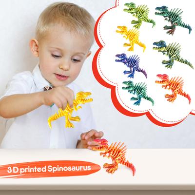3D Printed Movable Spinosaurus Skeleton Toy, Spinosaurus Skeleton with Movable Joints, 3D Printed Spinosaurus Skeleton Toy Decoration, Ανακούφιση από το άγχος