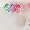 Lightweight PVC Doll Carrying Case Transparent Display Window Sealed Zipper Collectible Doll Case For Collectibles