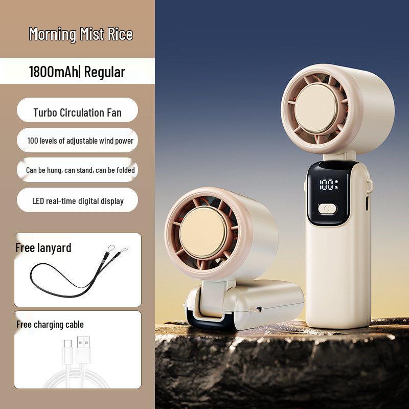 2026 Leafless Handheld Fan and Ice Pack Cooler