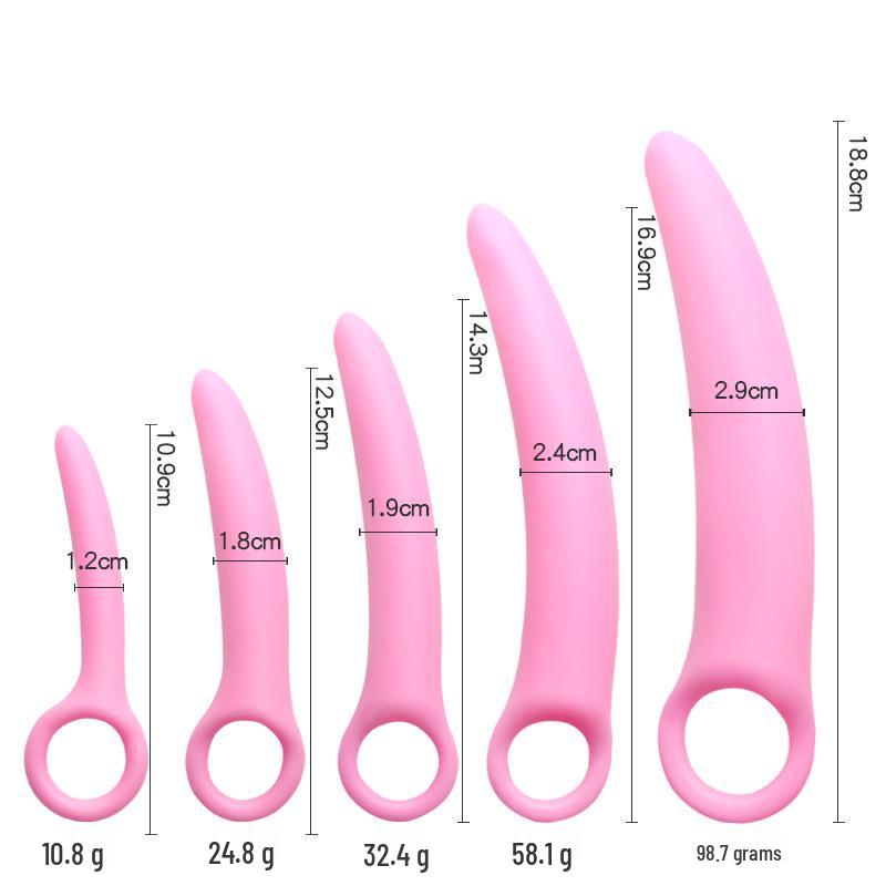 Crescent Female Vibrator: Hand-Pulled Anal Plug for SM Training & Adult Play