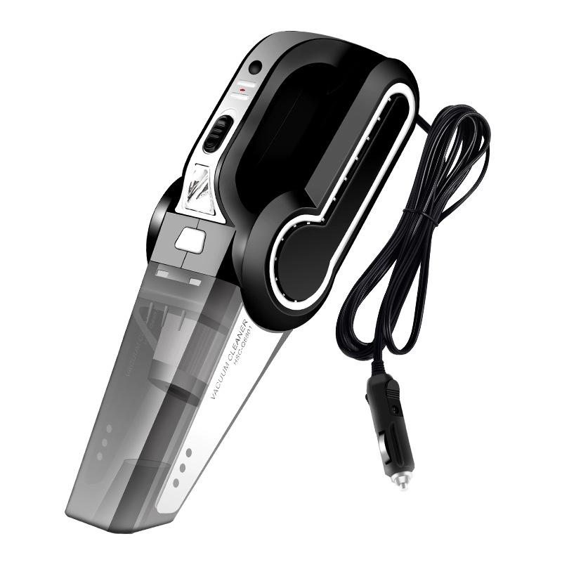 

DC12V Мощный портативный автомобильный пылесос 3кПа Циклонный для влажной/сухой уборки 4500па Автомобильные пылесосы Автомобильный пылесос 2 HEPA 120 Вт чёрный