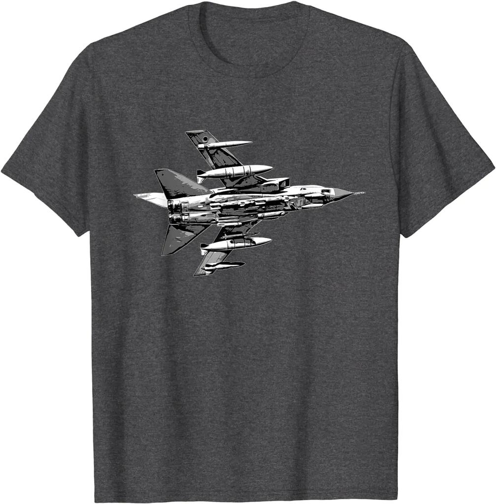 Tornado Jet Fighter Aircraft Airplane Plane Aeroplane RAF TShirt Short Sleeve Casual Cotton ONeck Summer Men T Shirts