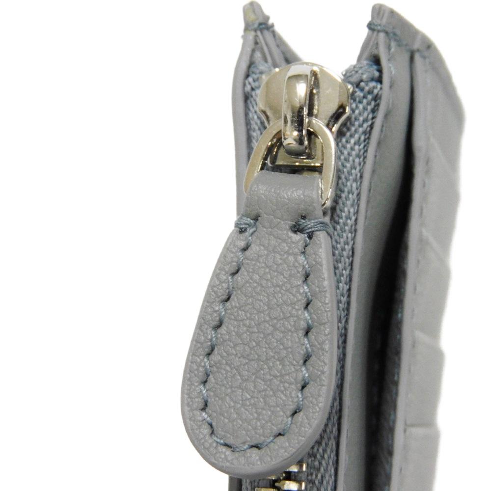 Used 11221 Cash 2.0 Long Coin & Card Holder 810902 2ABGG 1181 7943 Current Unused New Logo Foil Stamping Gray Unisex