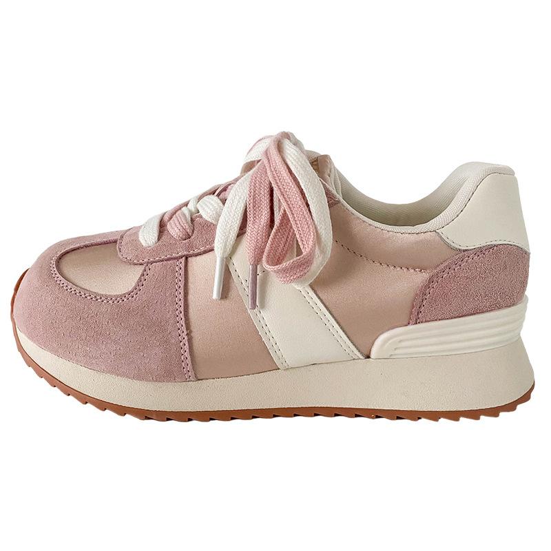 

XY-A502 latex insole/platform sole lightweight sports shoes women s shoes 2025 new original Mickey head dad shoes 40 рожевий