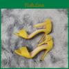 Summer Sandals Women Loslandifen Sexy Thin Heels Shoes Open Toe Velvet Party Black Elegant Woman Buckle Pumps