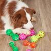 1pc Dog Chew Toy Natural Rubber Safety and Flexible Bite Resistance Clean Teeth Puppy Chew Toy for Teething Dog Chew Squeaky Toy