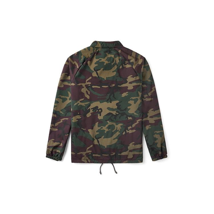 Men's Vans Logo Printing lapel Windproof Jacket Camouflage VN0002MUCMA