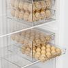 Drawer Style Egg Preservation Box Transparent Egg Holder Durable Egg Storage Box  Refrigerator