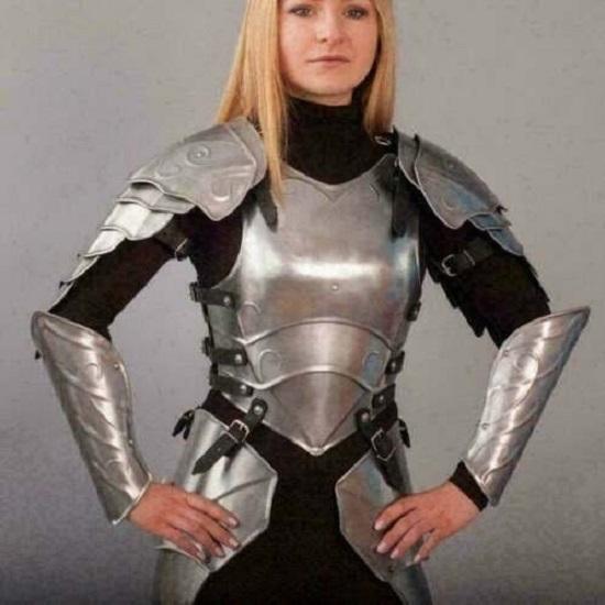 Halloween Female Fantasy Armor Suit, Knight Lady Armour, Women Warrior Armour, Lerp Armour, Lady Armor Halloweenský kostým