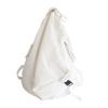 Schoolbag Japanese School Bag Large Capacity Student Backpack Women's Fashion Casual Solid Color Washed Canvas Backpack Men
