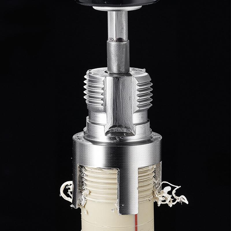 PPR & PPE & PVC Plastic Pipes Threader 1 Piece 4/6 Split Integrated Internal And External Water Pipe Threading Tool