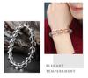 Clear Donghai White Crystal Bracelet - Round Beads, Unisex