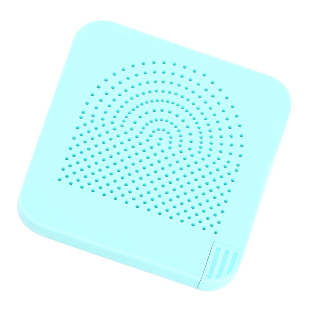 DIY Paper Craft Quilling Tool Roll Grid Quiller Guide With Pin Storage (Blue)